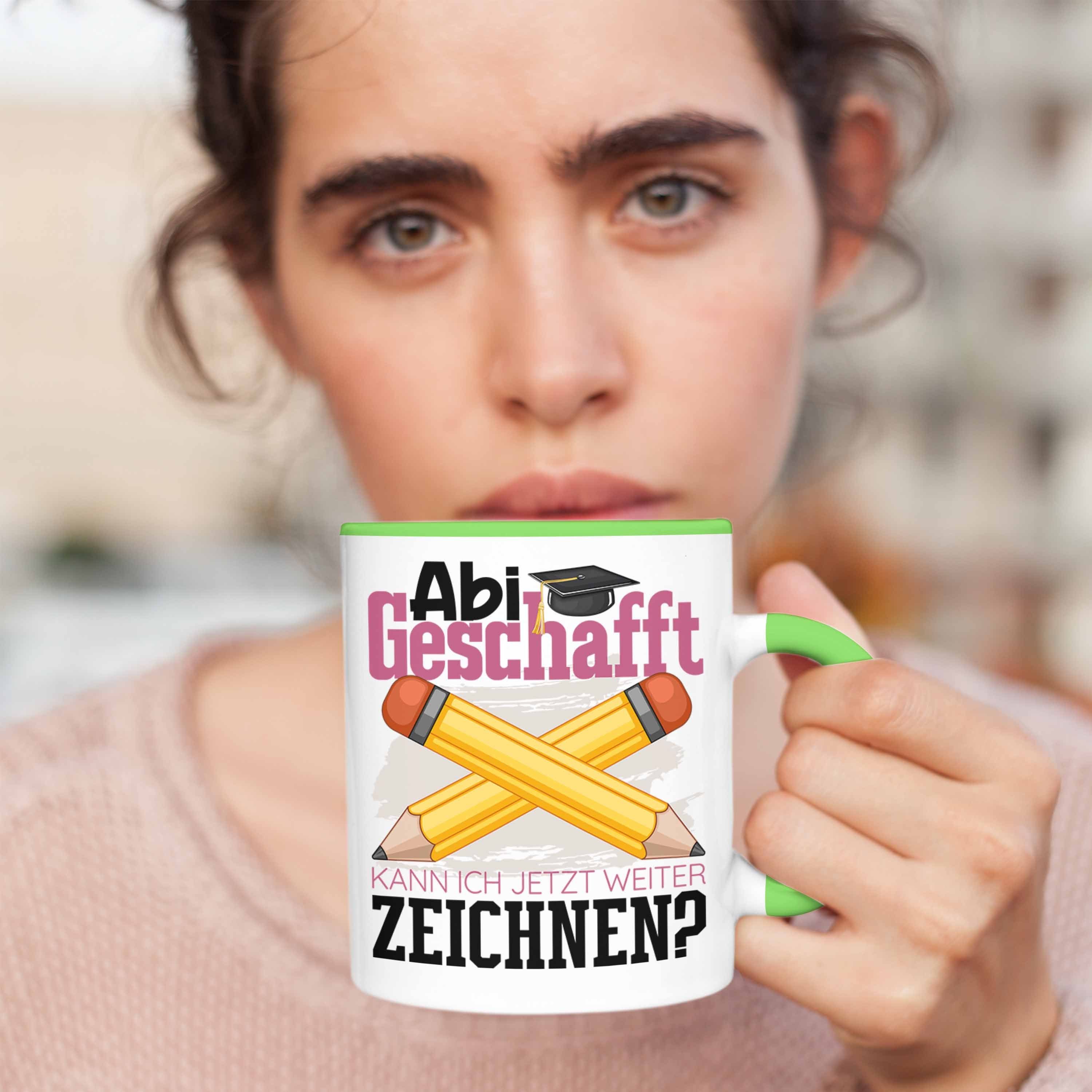 Ich Jetzt Tasse Geschenk Prüfung W Grün Geschafft Tasse Bestanden Kann Abitur Trendation Abi