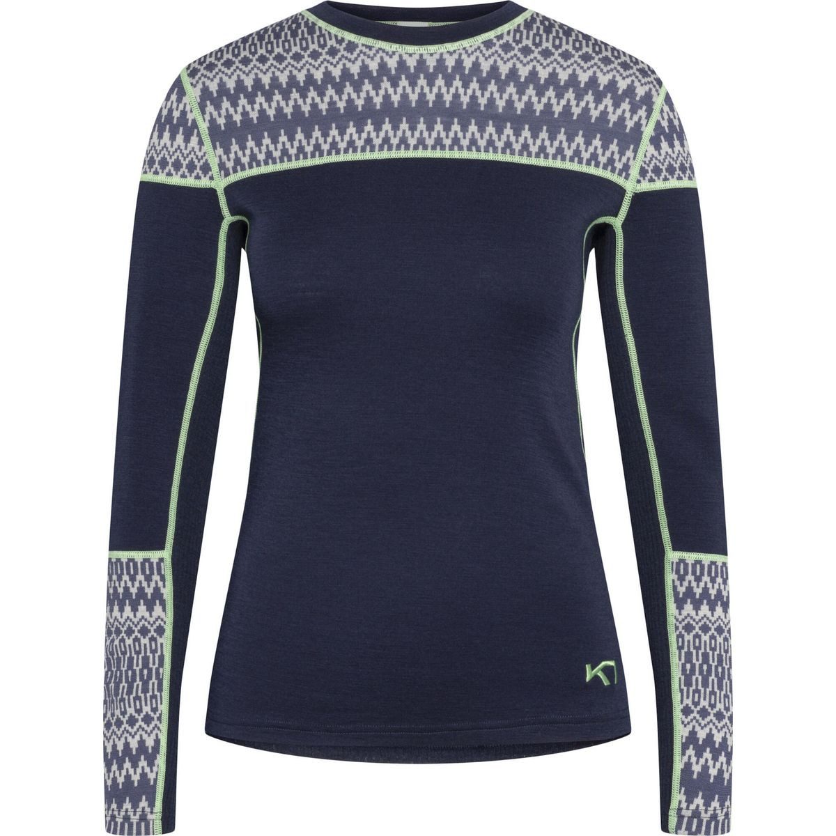 Kari Traa Layershirt Sara Longsleeve Hochwertiges Longsleeve aus Merinowolle mit optimaler Isolierung und