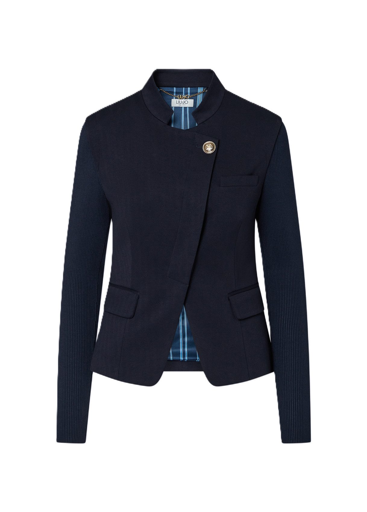 Liu Jo Jerseyblazer BLAZER FITTATO - Eleganter Jerseyblazer mit Strickärmeln