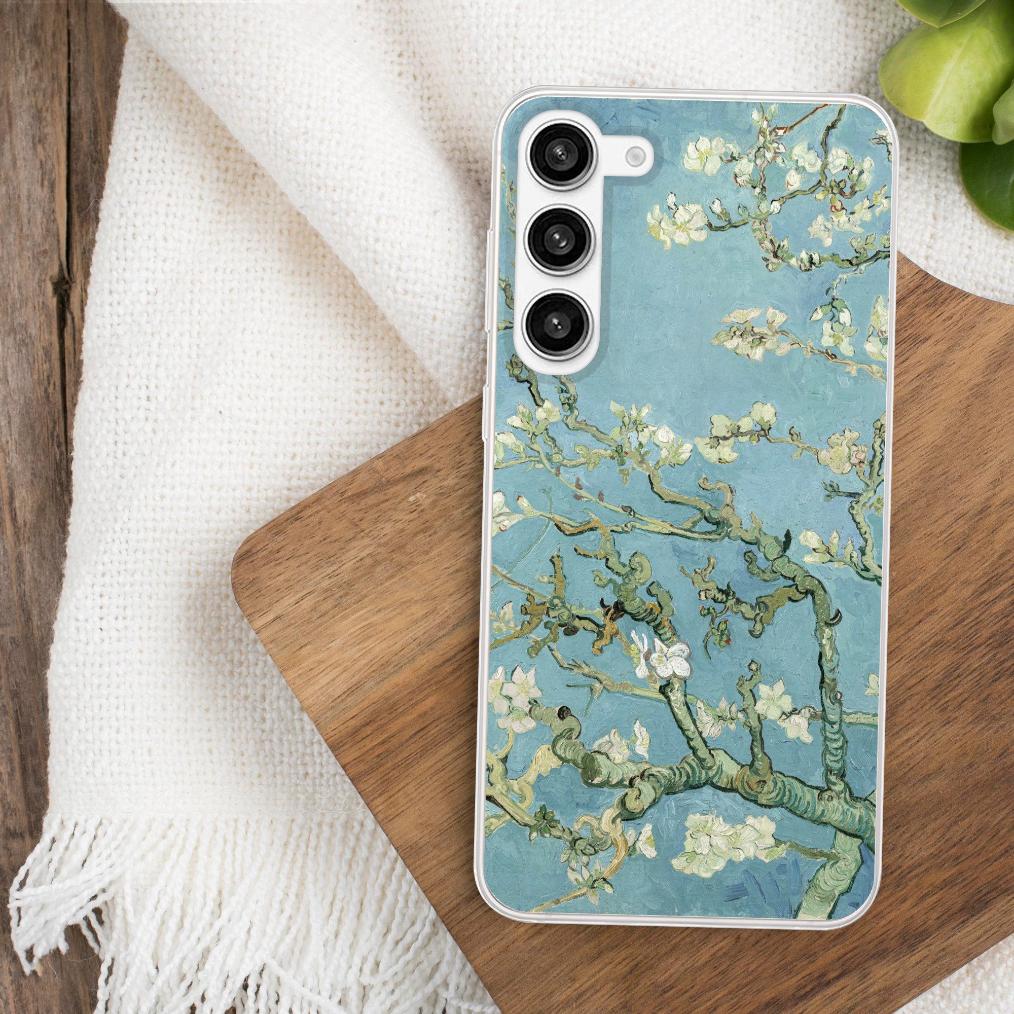 MuchoWow Handyhülle für Samsung Galaxy S23 Plus Mandelblüte - Van Gogh - Kunst, Phone Case, Silikon, Schutzhülle Dünn