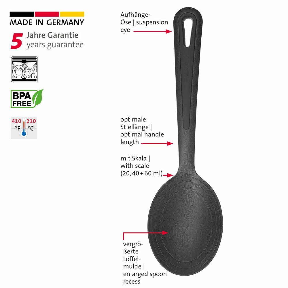 WESTMARK Salatbesteck 3 Salat- u. Servierlöffel, Große Mulde, Innenliegende Skala: 20, 40 + – Bild 3 von 5