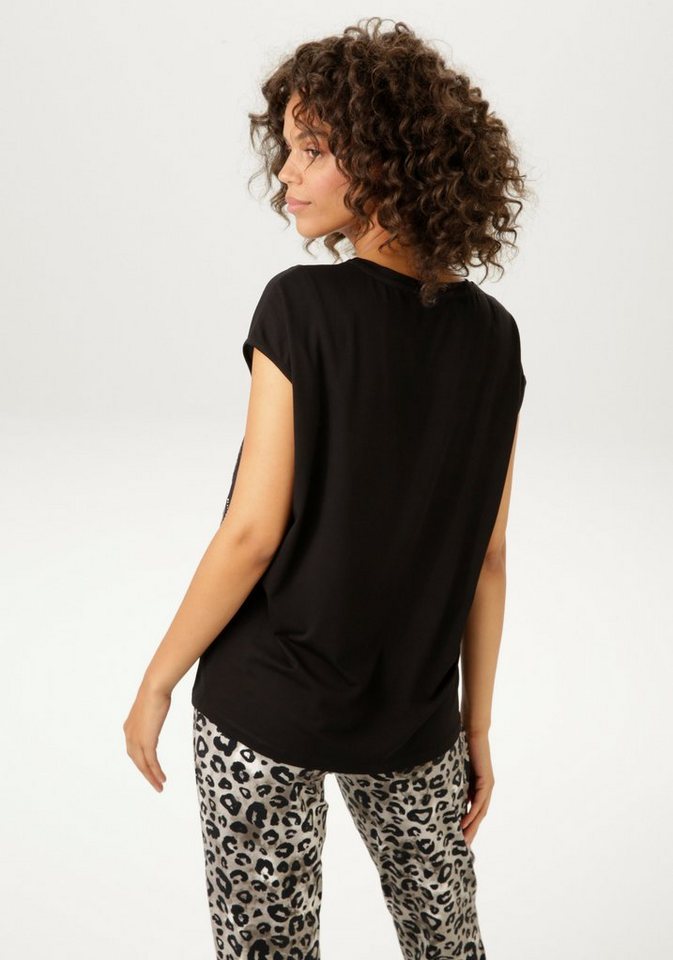 Aniston CASUAL Shirtbluse mit Pailletten und Glitzersteinchen verziert -  NEUE KOLLEKTION