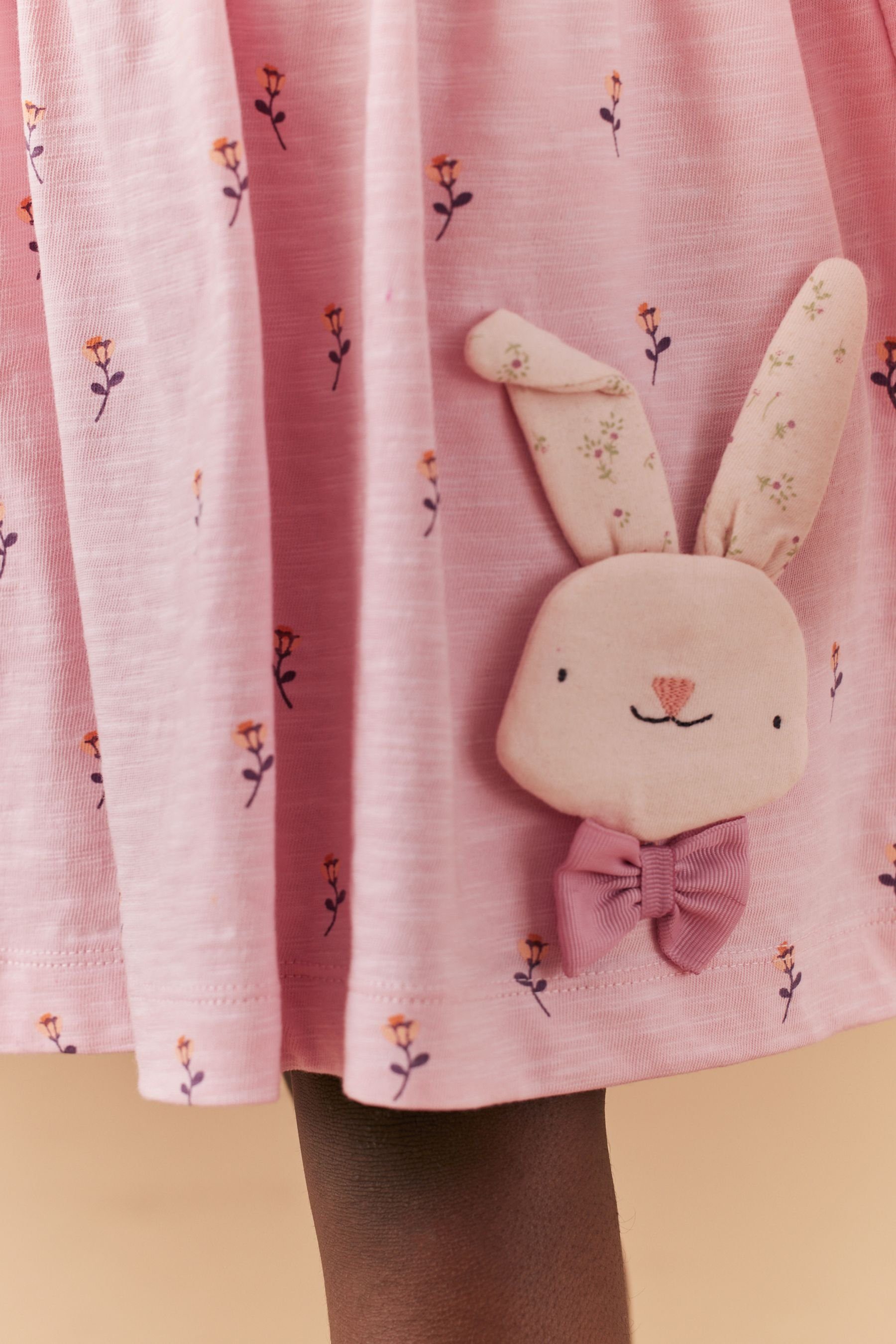 Pink Next Jerseykleid Bunny (1-tlg) Langärmeliges Jerseykleid