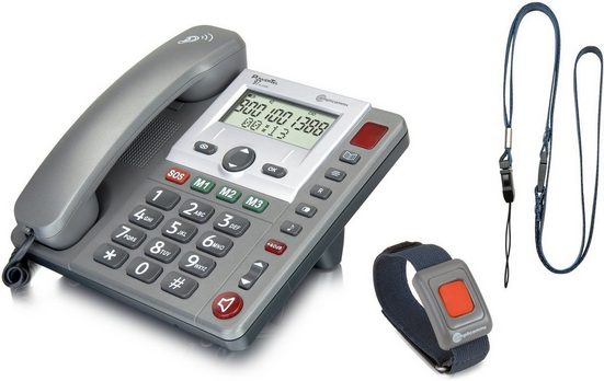 Amplicomms Großtastentelefon »PowerTel 97 alarm«