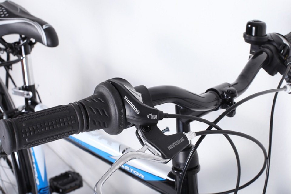 Thumbnail - Talson Kinderfahrrad 24 Zoll Cityrad, 21 Gang Shimano, Kettenschaltung, mit Beleuchtung nach StVZO und Gepäckträger Schw...
