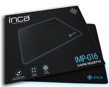 INCA Gaming Mauspad 22 cm x 29 cm, für präzise Steuerung und Komfort Schwarz