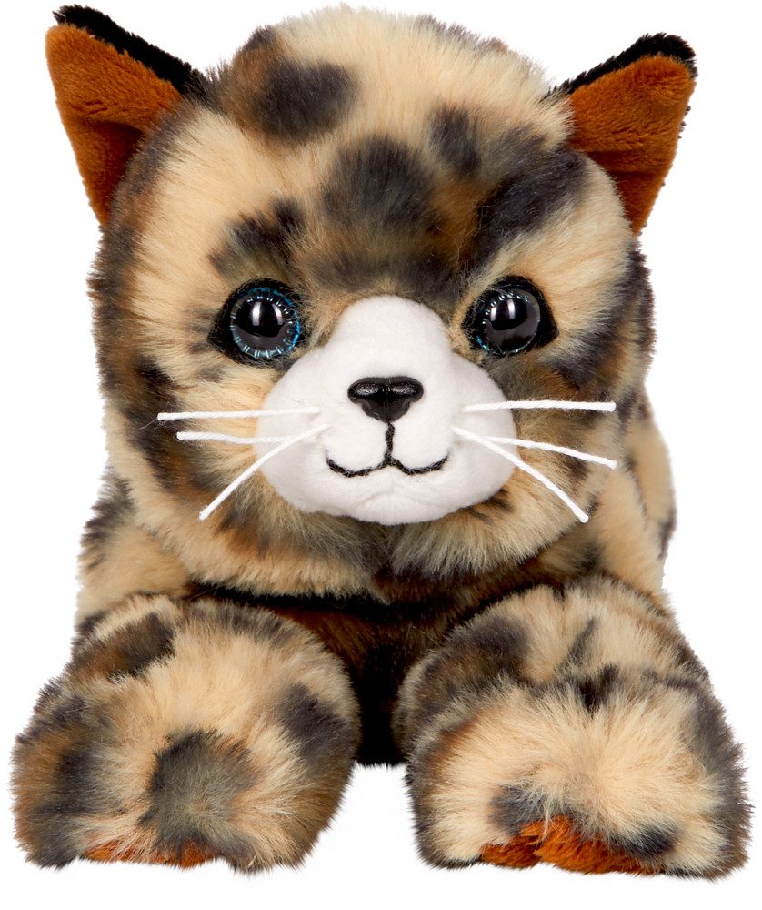 COPPENRATH DIE SPIEGELBURG Plüschfigur Liegende Katze Jasmin - Lustige Tierparade (Set, 1-St., 1), 100 % Polyesterfüllung