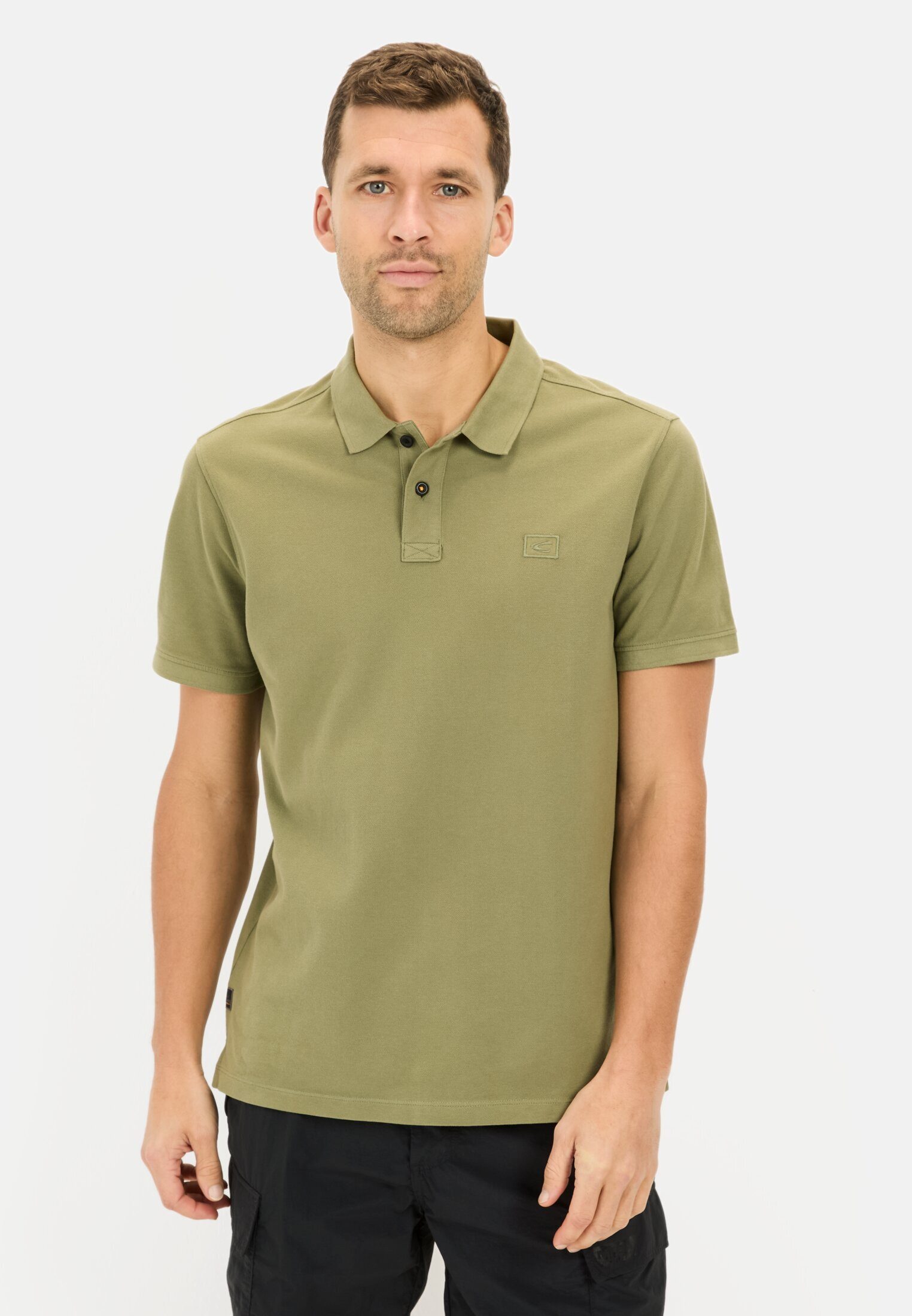 camel active Poloshirt mit Logo-Stickerei günstig online kaufen