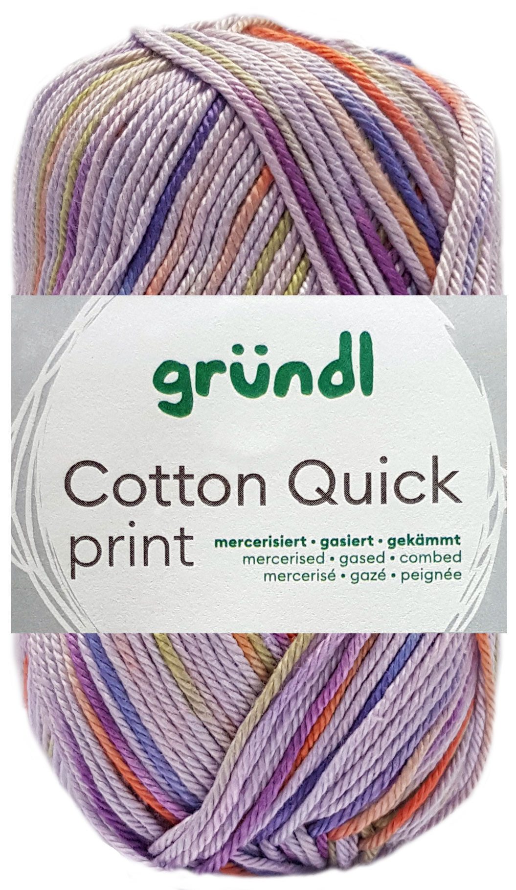 Gründl 50 Gramm Gründl Cotton Quick Print Strickgarn Farbauswahl Bastelgarn