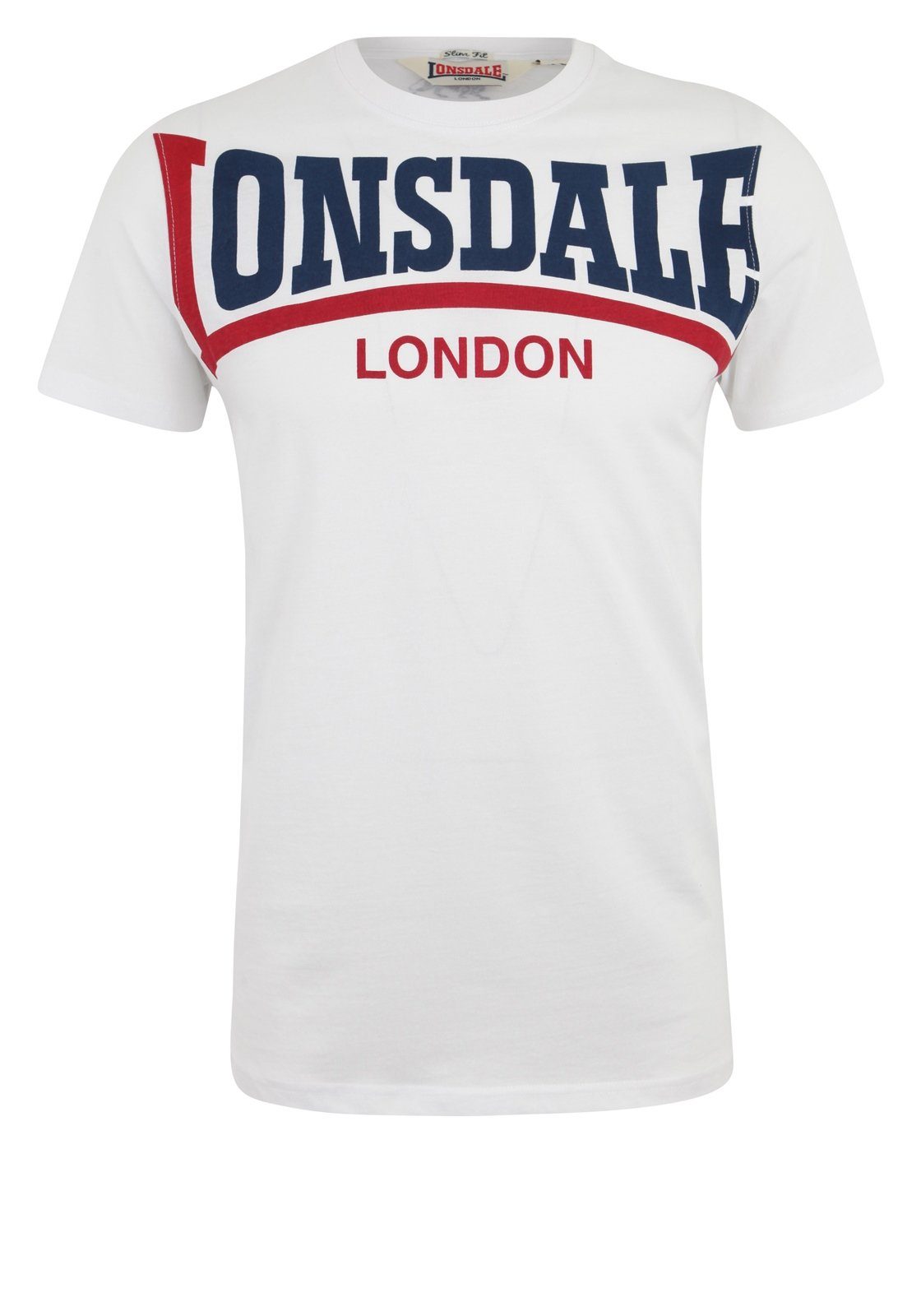 Lonsdale Lonsdale (1-tlg) Creaton T-Shirt T-Shirt weiß Slim Fit