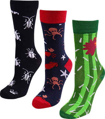 Capelli New York Socken (Packung, 3-Paar) mit lustigem Design