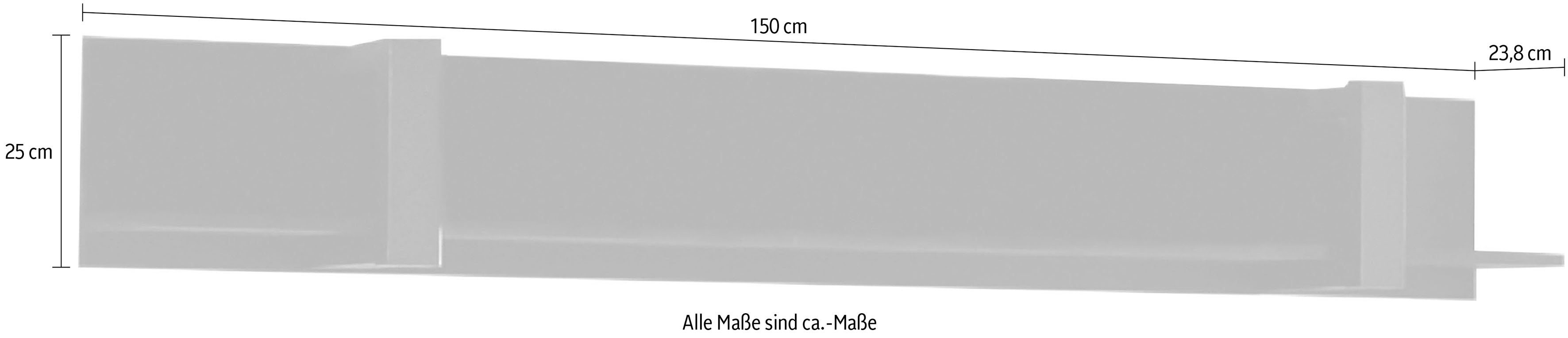 150 cm Wandboard Breite NORDI, ca. INOSIGN