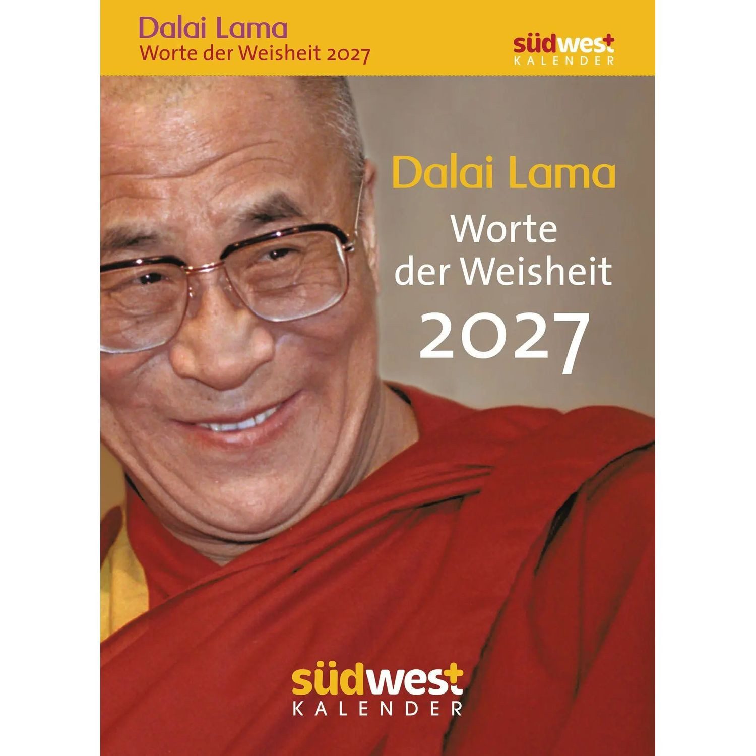 Südwest-Verlag Abreißkalender Dalai Lama - Worte der Weisheit 2027 - Tagesabreißkalender zum...
