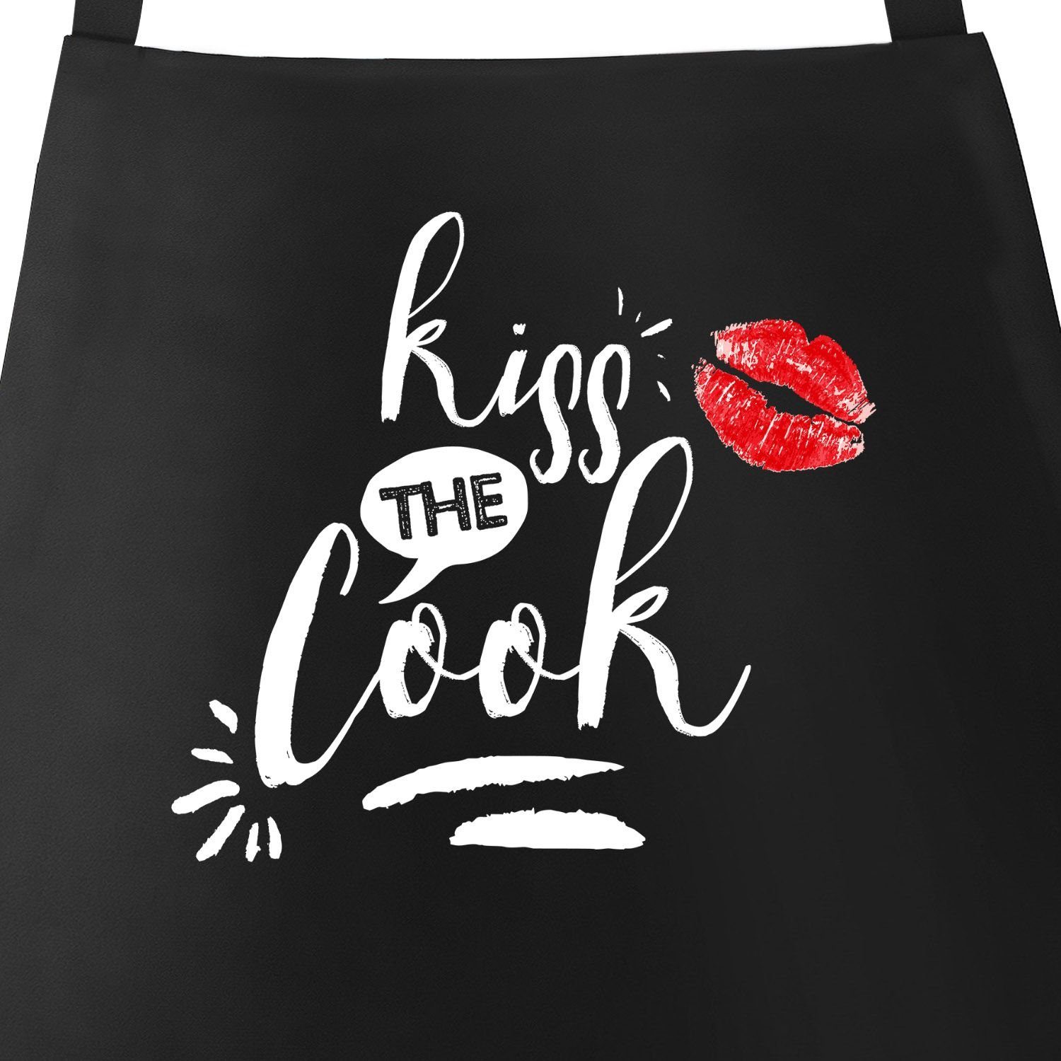 MoonWorks Grillschürze »lustige Grillschürze für Männer mit Spruch Kiss the  Cook Herren Schürze zum Grillen Kochschürze Moonworks®«, mit kreativem  Aufdruck online kaufen | OTTO