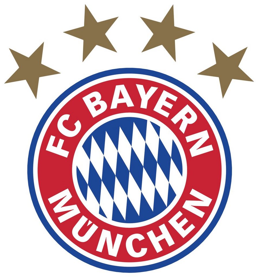 Wandtattoo »FC Bayern München Logo«, Untergrund muss frei von Staub