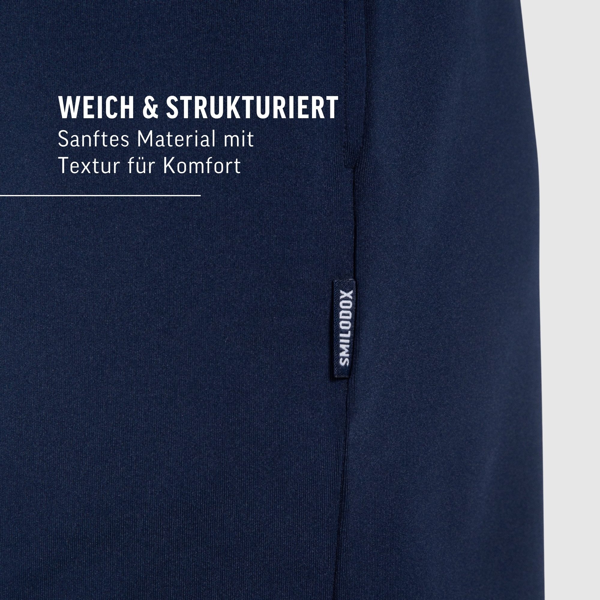 Smilodox Shorts Corry, lockere Freizeithose mit breitem Bund & Eingrifftaschen Radlerhose weiches Material, Bequeme Sommershorts, Alltag Relax