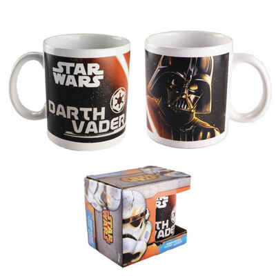 Disney Tasse Star Wars Darth Vader Kaffeetasse Teetasse, Keramik, 330 ml