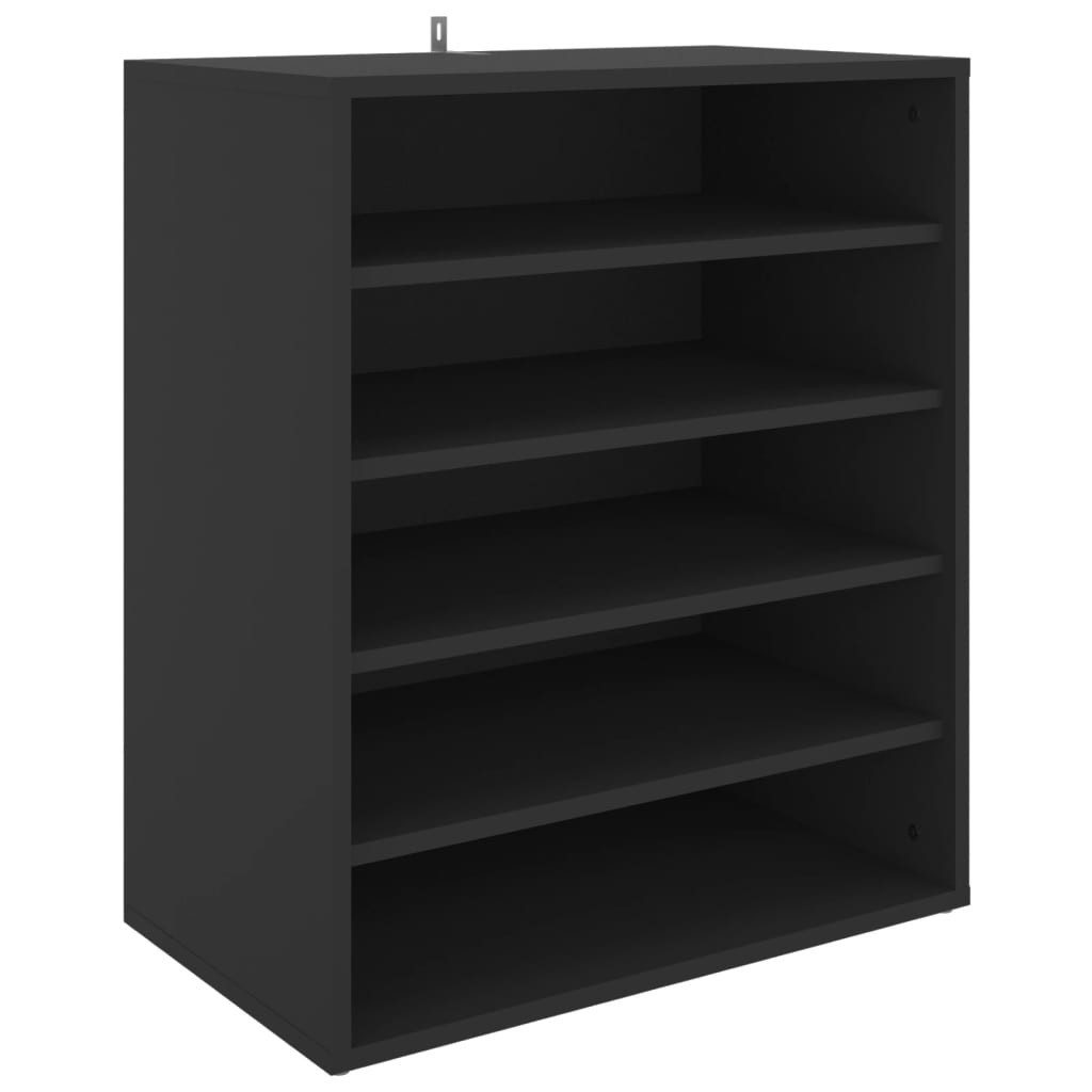 vidaXL Schuhregal Schuhschrank Schwarz 60x35x70 cm günstig online kaufen