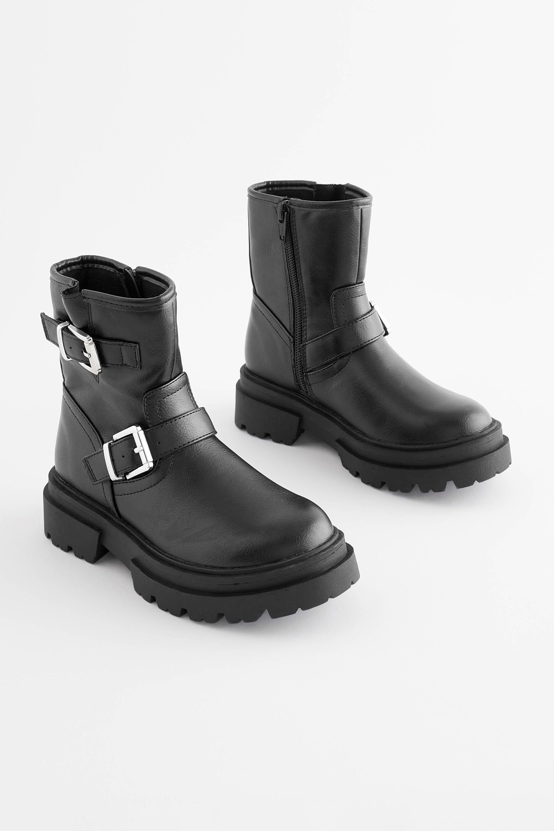 Next Biker-Stiefel mit Stiefelette Schnalle (1-tlg)