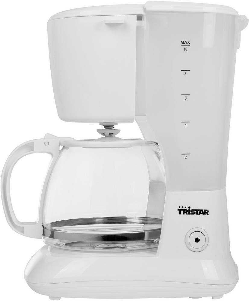 Tristar Filterkaffeemaschine Tristar CM-1252 Kaffeemaschine Weiß Fassungsvermögen Tassen=10