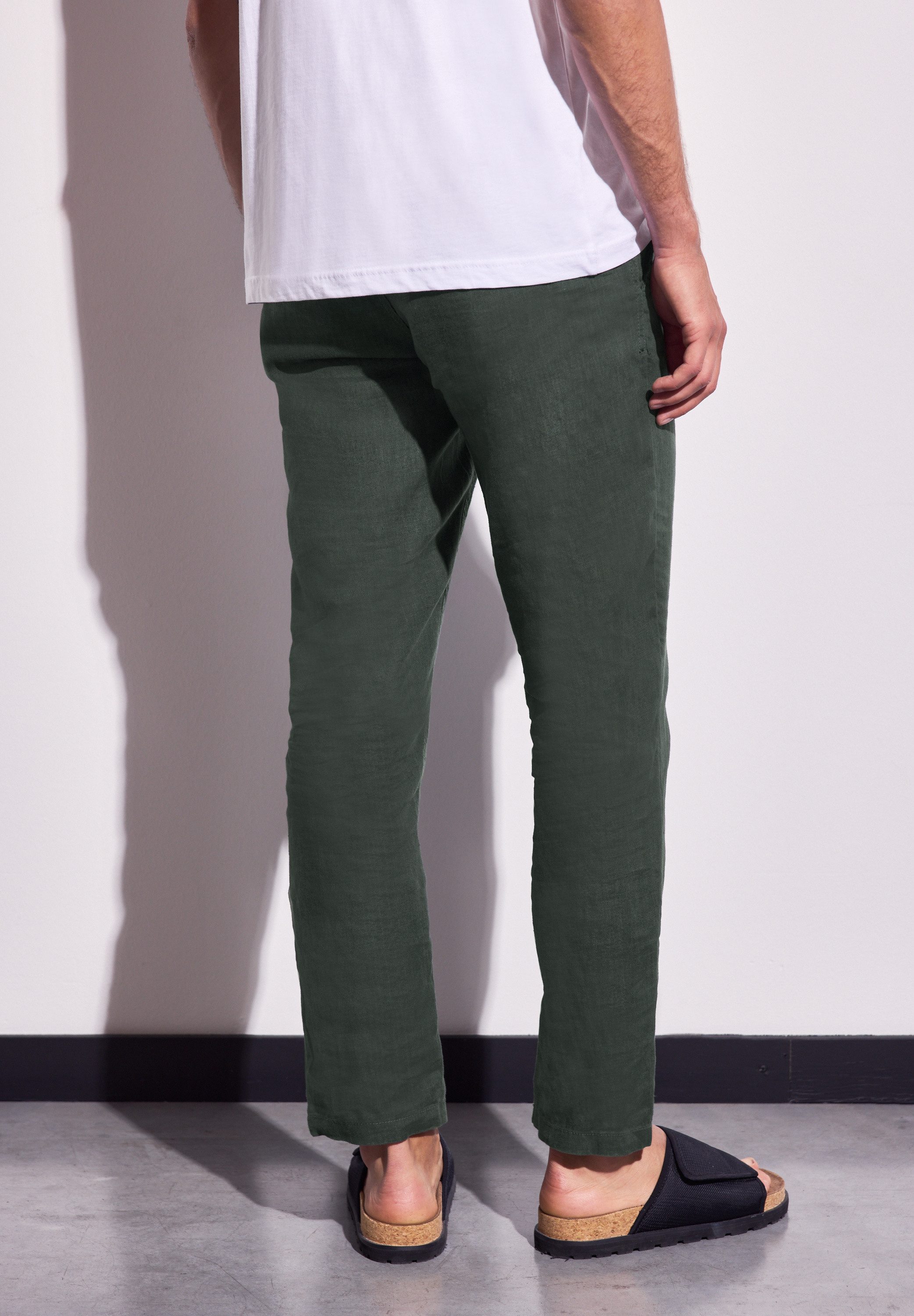 STREET ONE MEN Chinohose Elastikbund mit günstig online kaufen