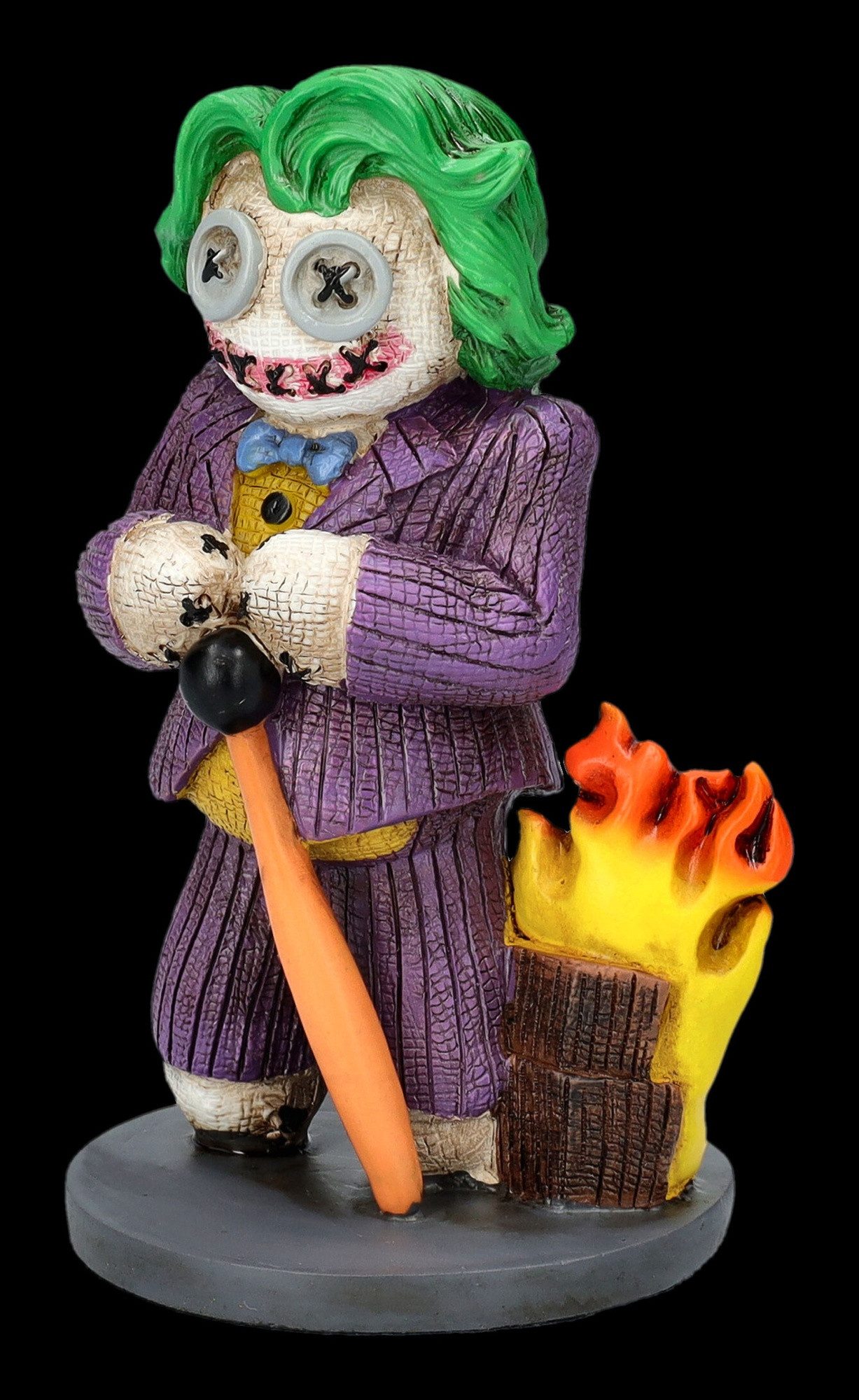 Figuren Shop GmbH Dekofigur Pinheads Figur - Joker - Horror Dekofigur Fantasy Voodoo-Figur Deko