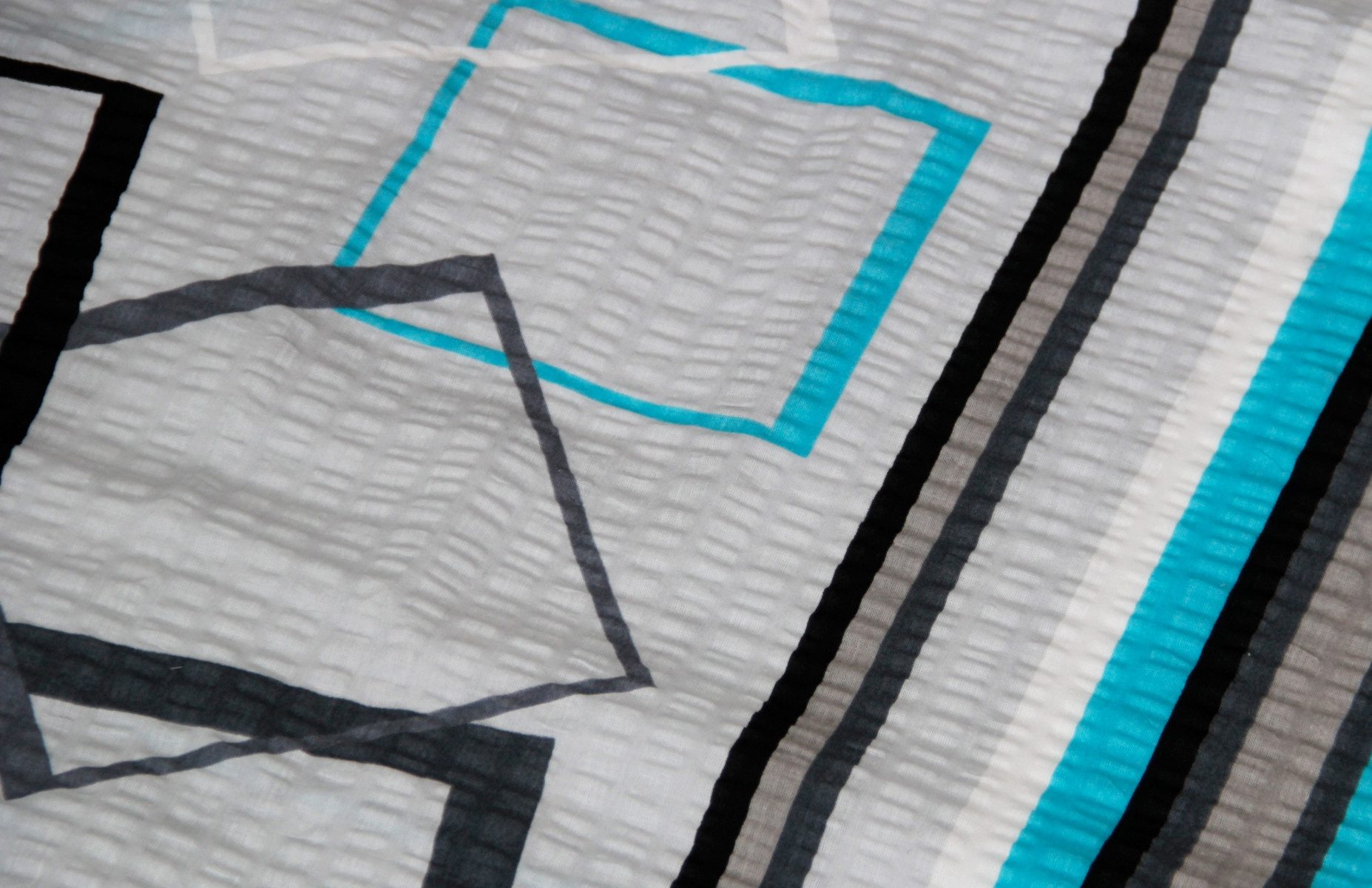 Heubergshop Bettwäsche, Seersucker, 2 teilig, 155x220cm + 80x80cm Karo Stre günstig online kaufen