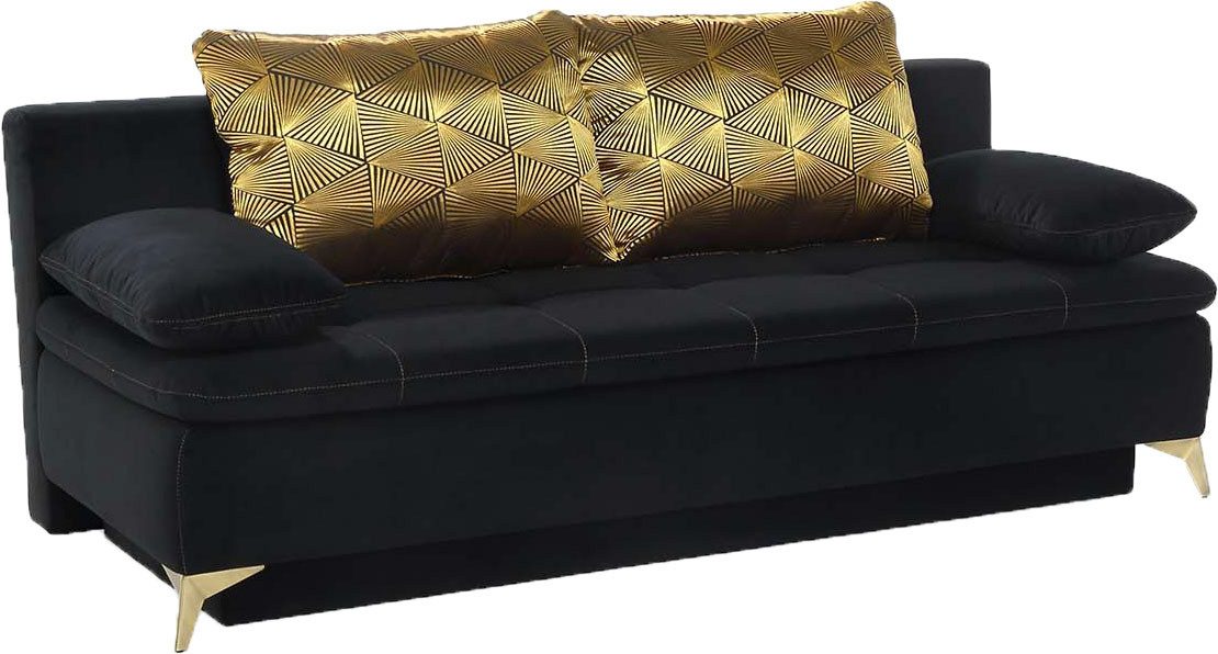 Jockenhöfer Gruppe Schlafsofa "Sarah, mit Gästebettfunktion" goldfarbige, g günstig online kaufen
