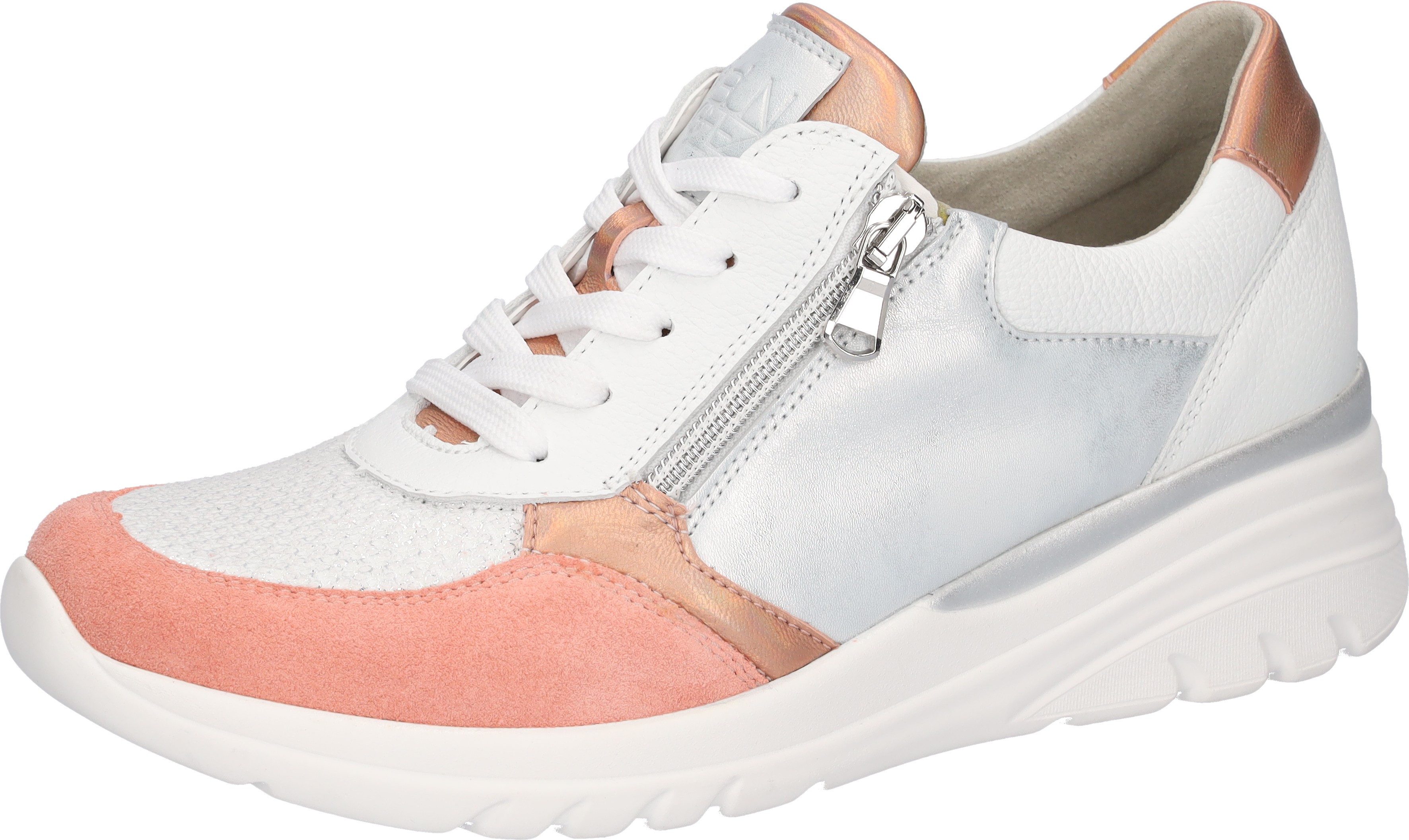 Waldläufer Keilsneaker Schnürschuh, Halbschuh, Freizeitschuh mit Kontrastbe günstig online kaufen
