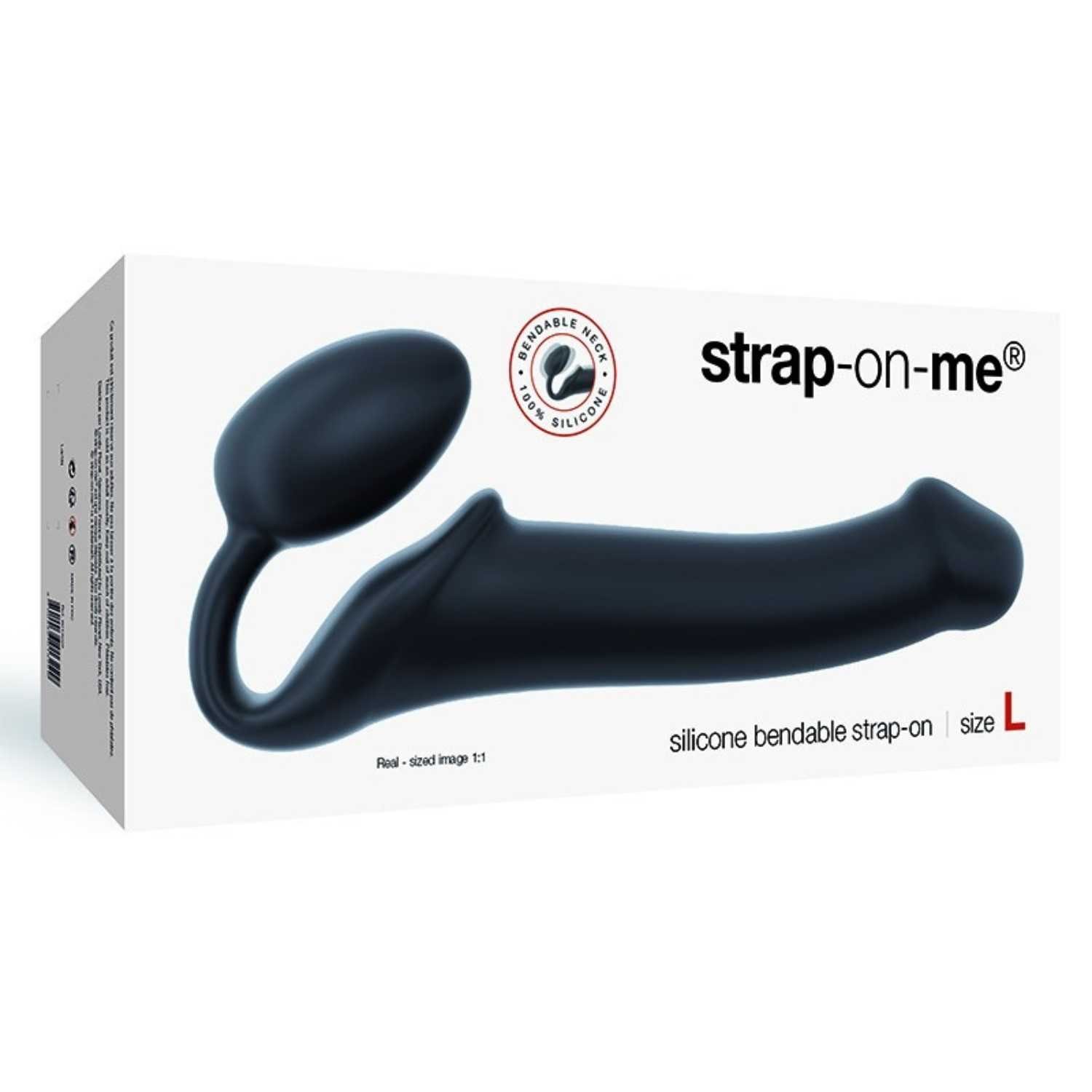 strap-on-me® Dildo schwarz Strapless XL Strap-On-Me Strap-on-Dildo