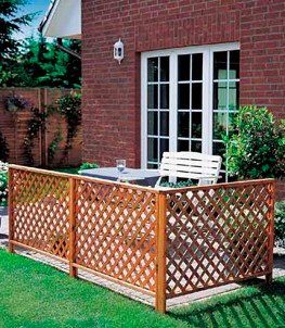 Holzzaun Romantica Erweiterung