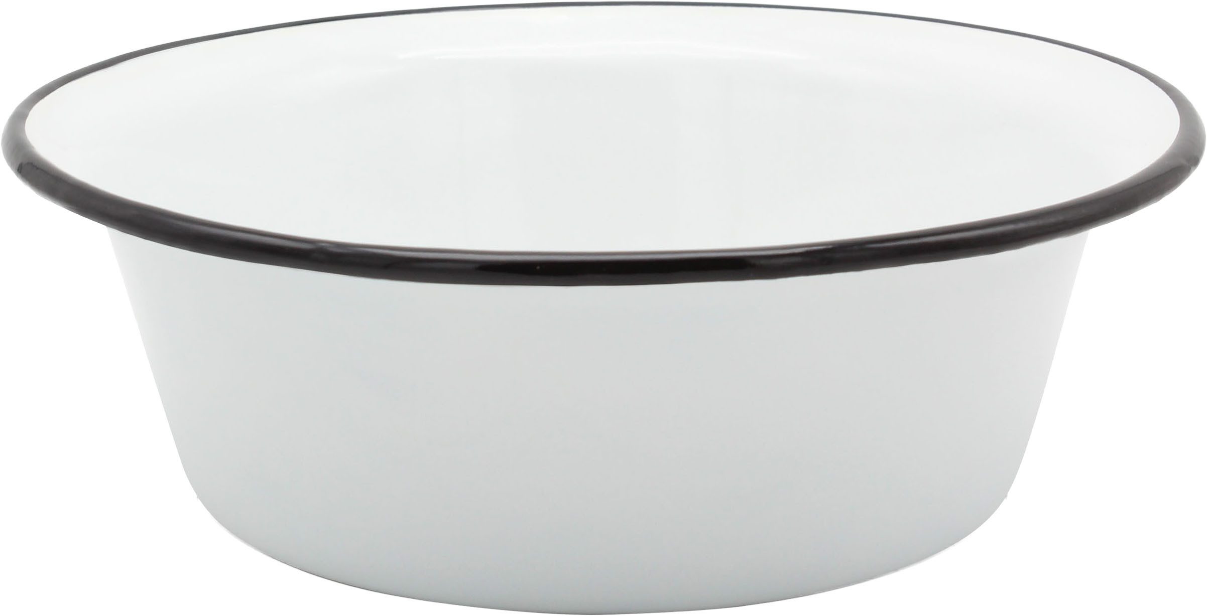 Krüger Schüssel Emaille-Schüssel, Emaille, (1-tlg), emailliert, geruchsneutral, geschmacksneutral, kratzfest, schnittfest