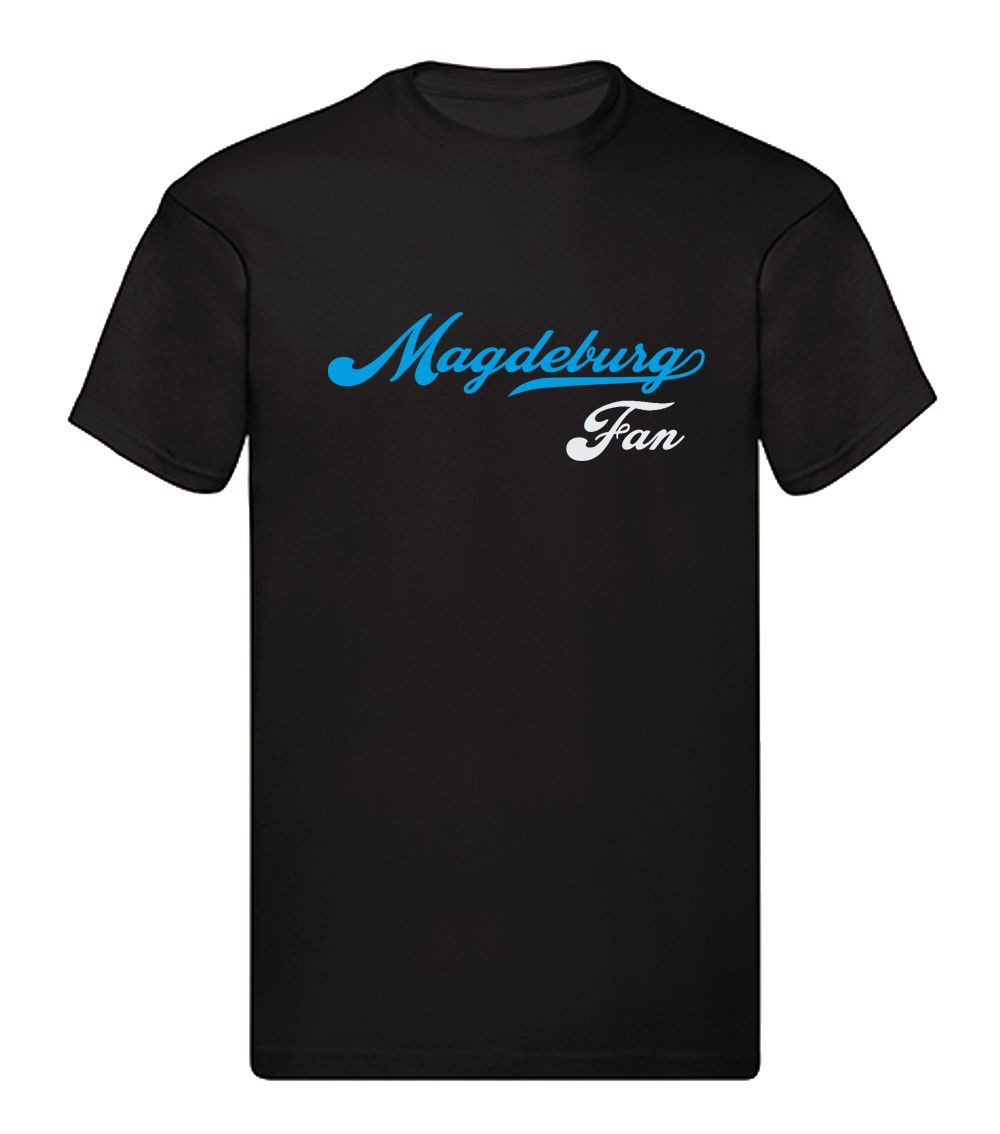 G-graphics T-Shirt Magdeburg Fan (1-tlg) Herren T-Shirt mit einem Motiv für den echten Fan