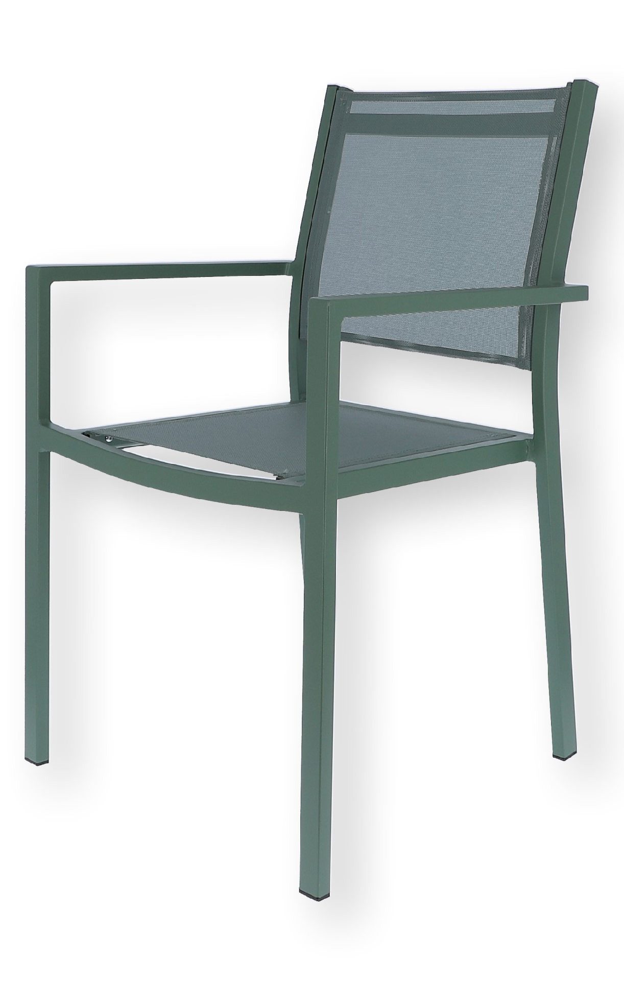 Fiam Stuhl Aria Aluminium und Textilene, Salbei