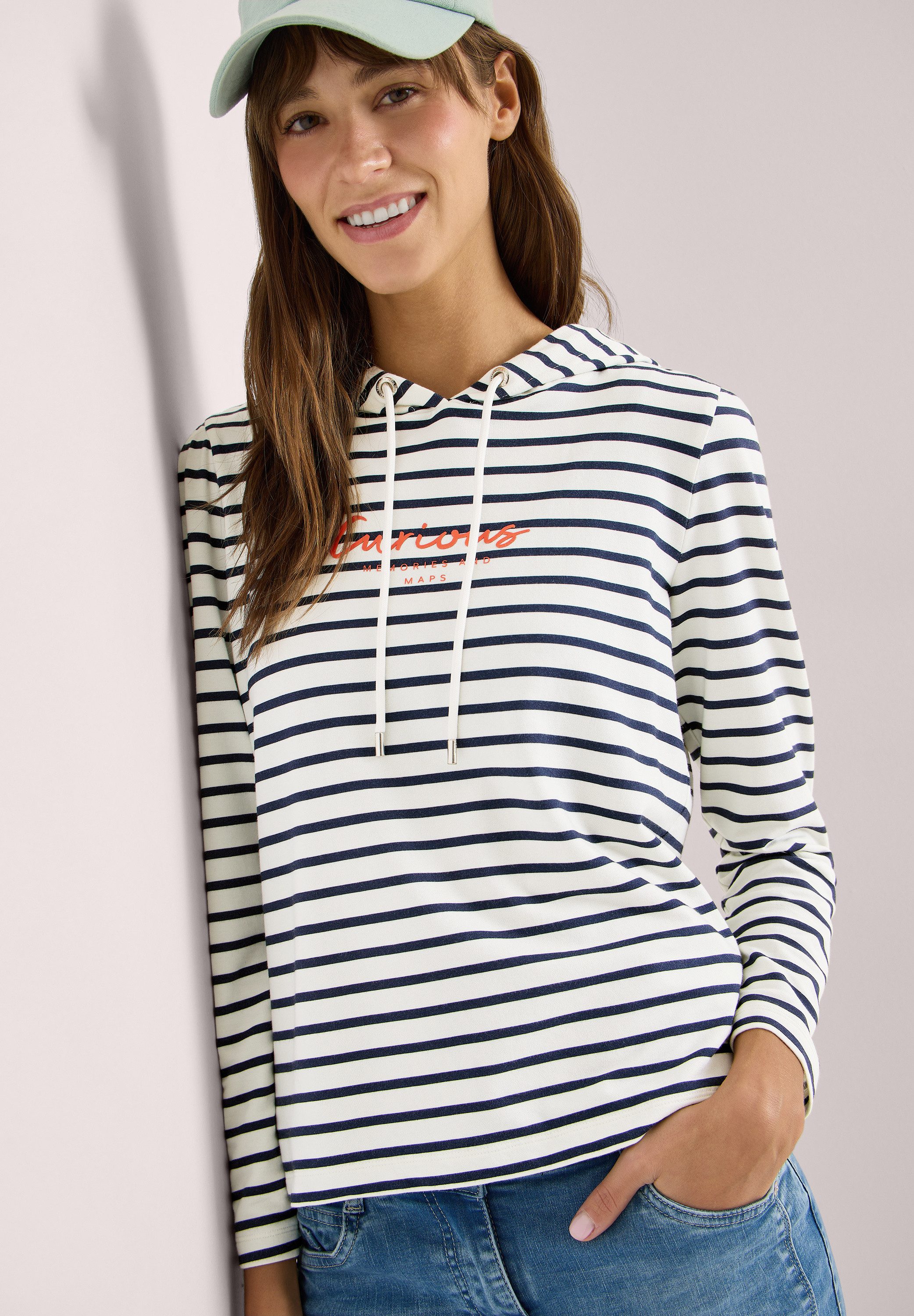 CECIL Langarmshirt im soften Baumwoll-Mix günstig online kaufen