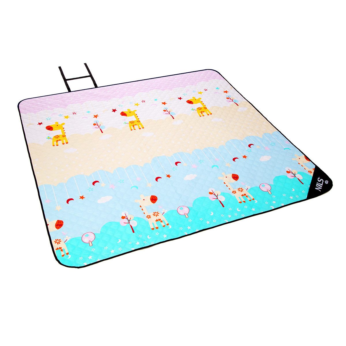 Picknickdecke Kinderdecke Giraffe 195x200cm Decke Outdoordecke Spieldecke