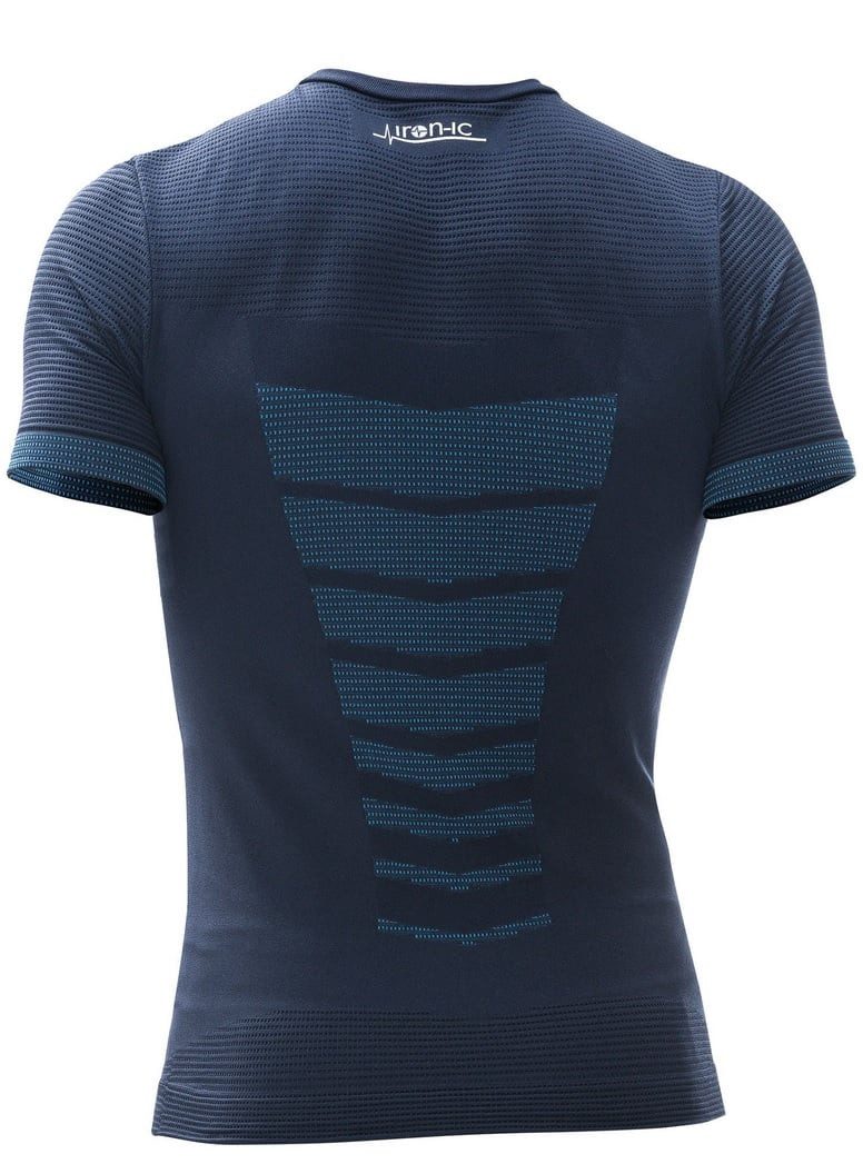 Iron-IC T-Shirt Shirt Performance Kurzarm Unterwäsche blau Herren