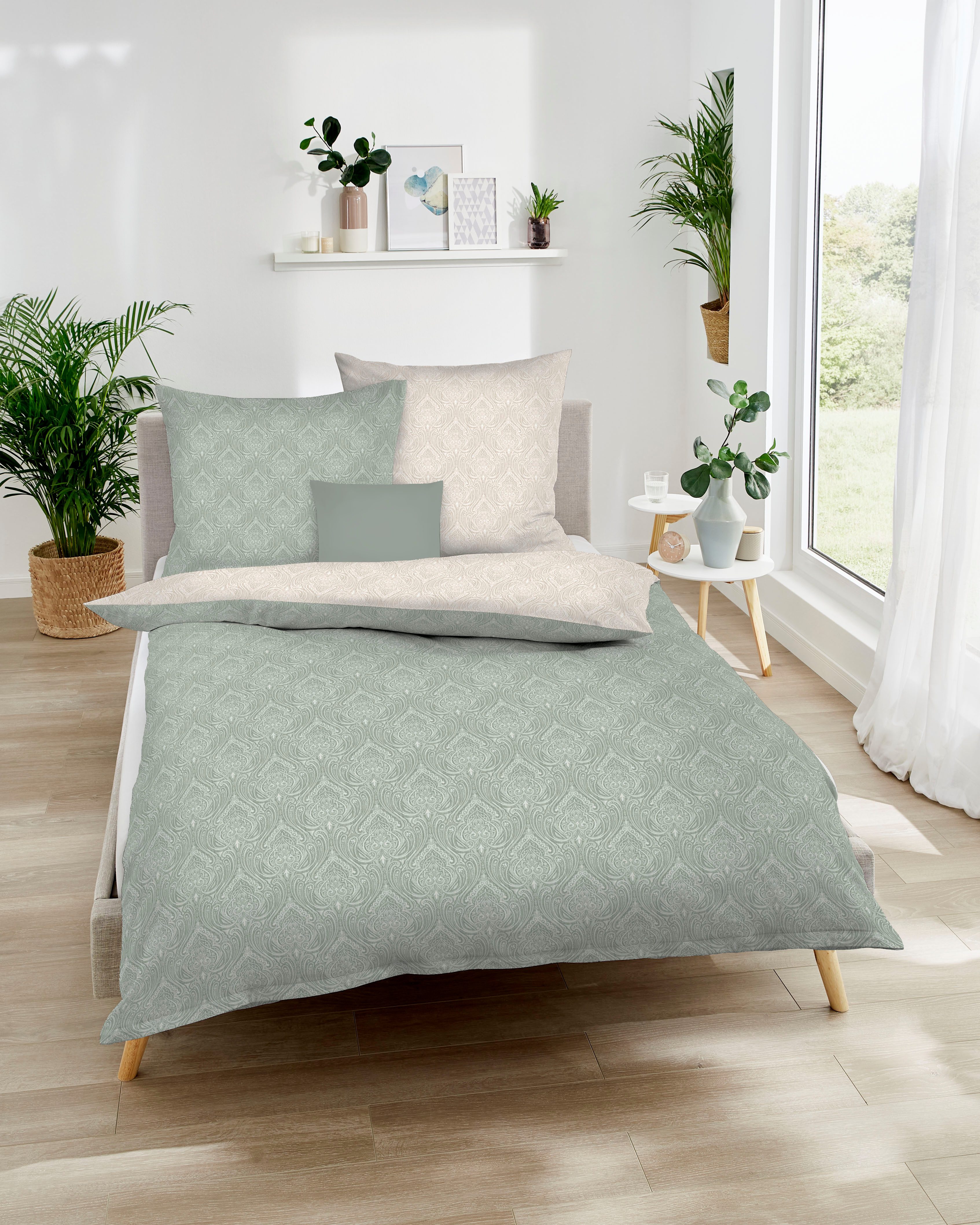 Kaeppel Wendebettwäsche La Ville, Mako-Satin, 2 günstig online kaufen