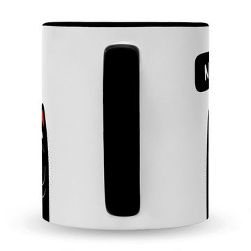 GRAVURZEILE Tasse mit Spruch NÖ!, Keramik, Farbe: Schwarz & Weiß