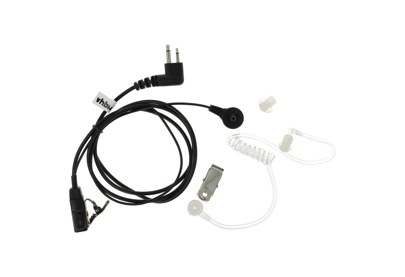 vhbw passend für Motorola GP88, GP300, GP73, GP600, GP68, CP040 Funkgerät Headset