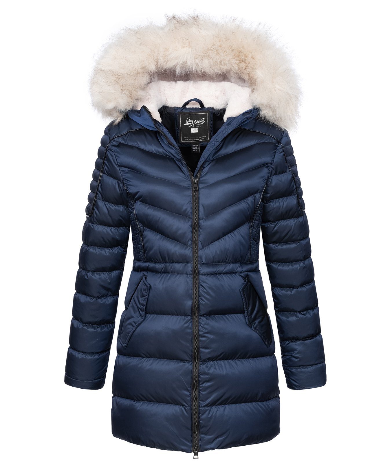 D-478 Winter Mantel Navy Winterjacke Jacke Geo Norway Damen