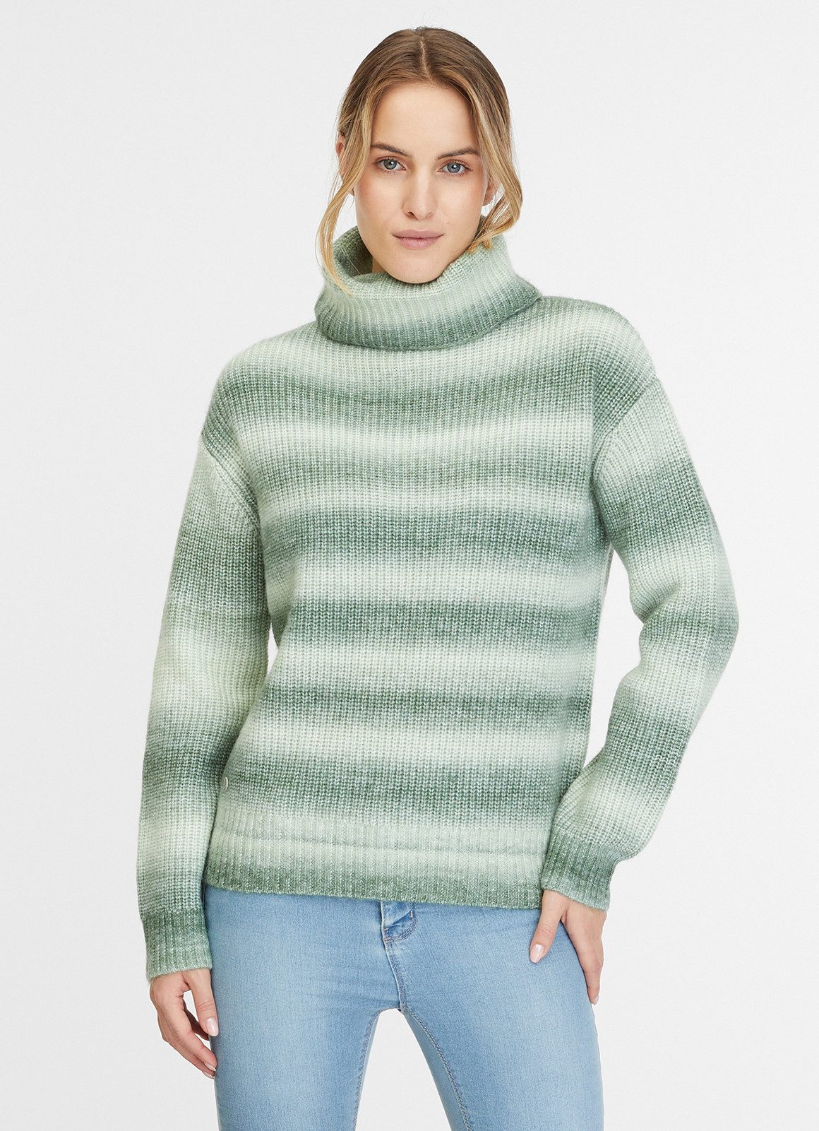 Ragwear Rollkragenpullover SAFINA mit bunt gestreiftem