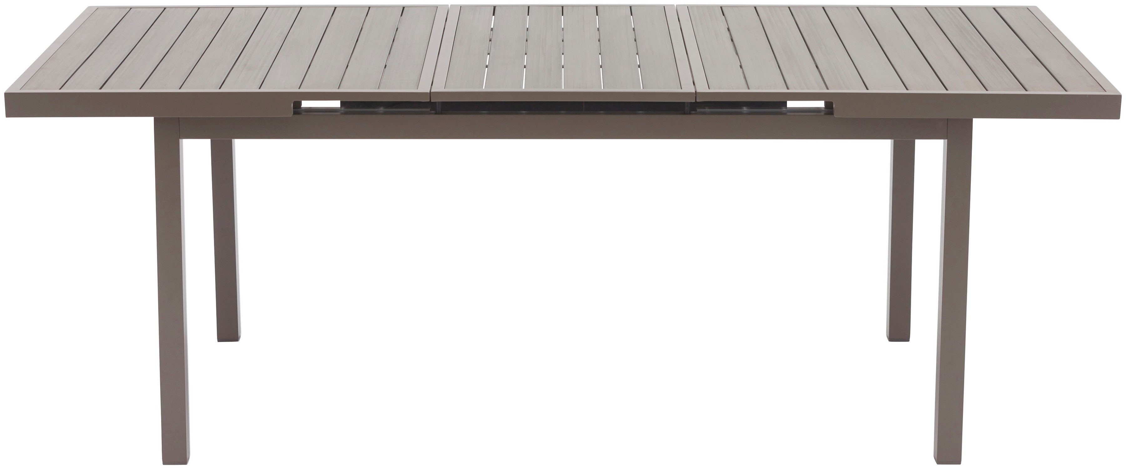 Destiny Esstisch IMOLA, (165/ 215x75x100cm) Aluminium, Polywood