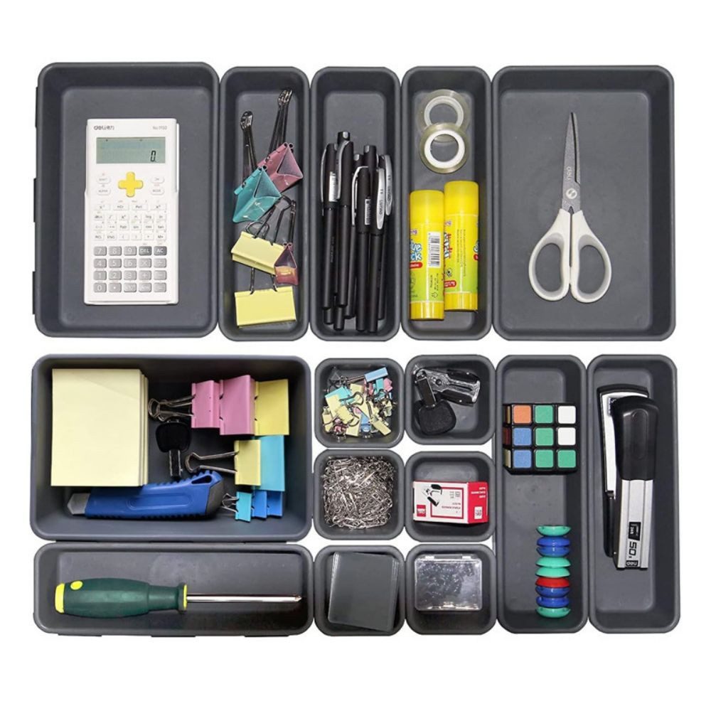 POPOLIC Aufbewahrungsbox Schubladen-Organizer Set, Aufbewahrungs-Box Eintei günstig online kaufen