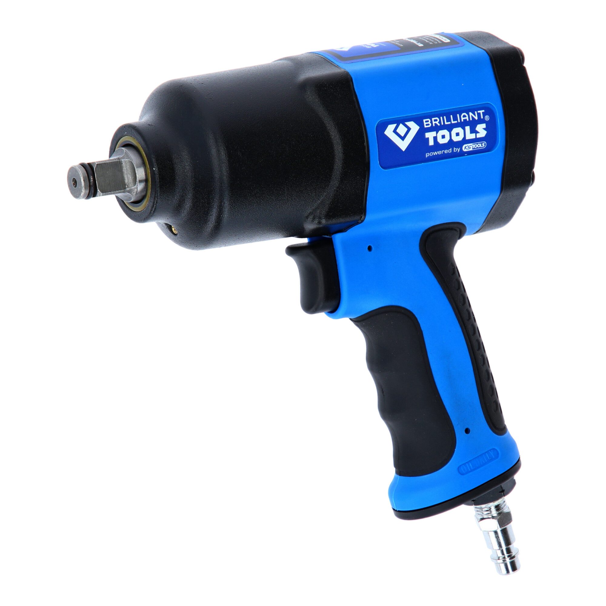 Brilliant Tools Druckluft-Schlagschrauber Brilliant Tools 1/2 Zoll Druckluft-Schlagschrauber, 1450 Nm