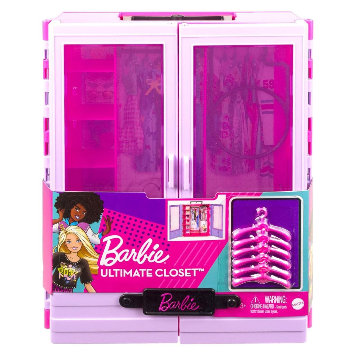 Mattel® Puppen Accessoires-Set Mattel HJL65 - Barbie - Kleiderschrank günstig online kaufen