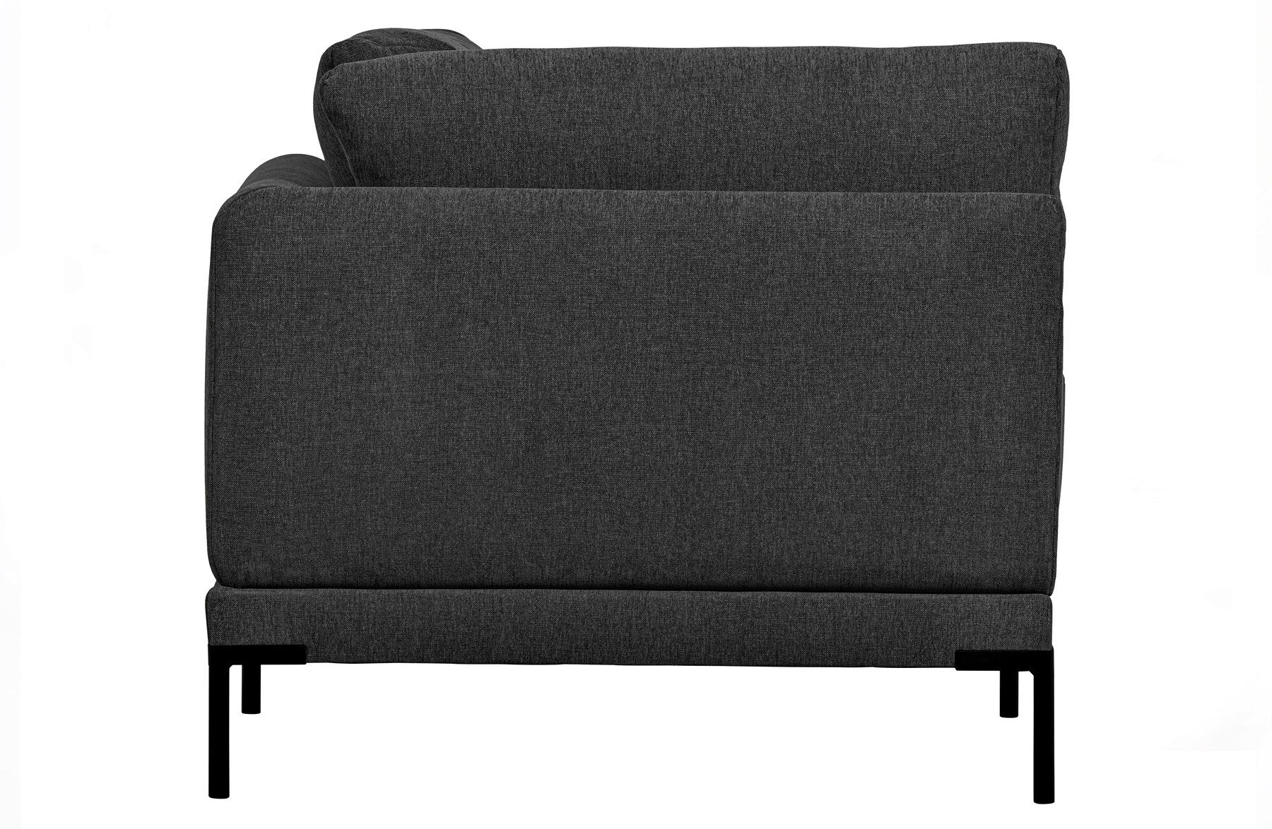 Couple Stoff freistellbar Dunkelgrau, - Sofaelement vtwonen Eck-Element