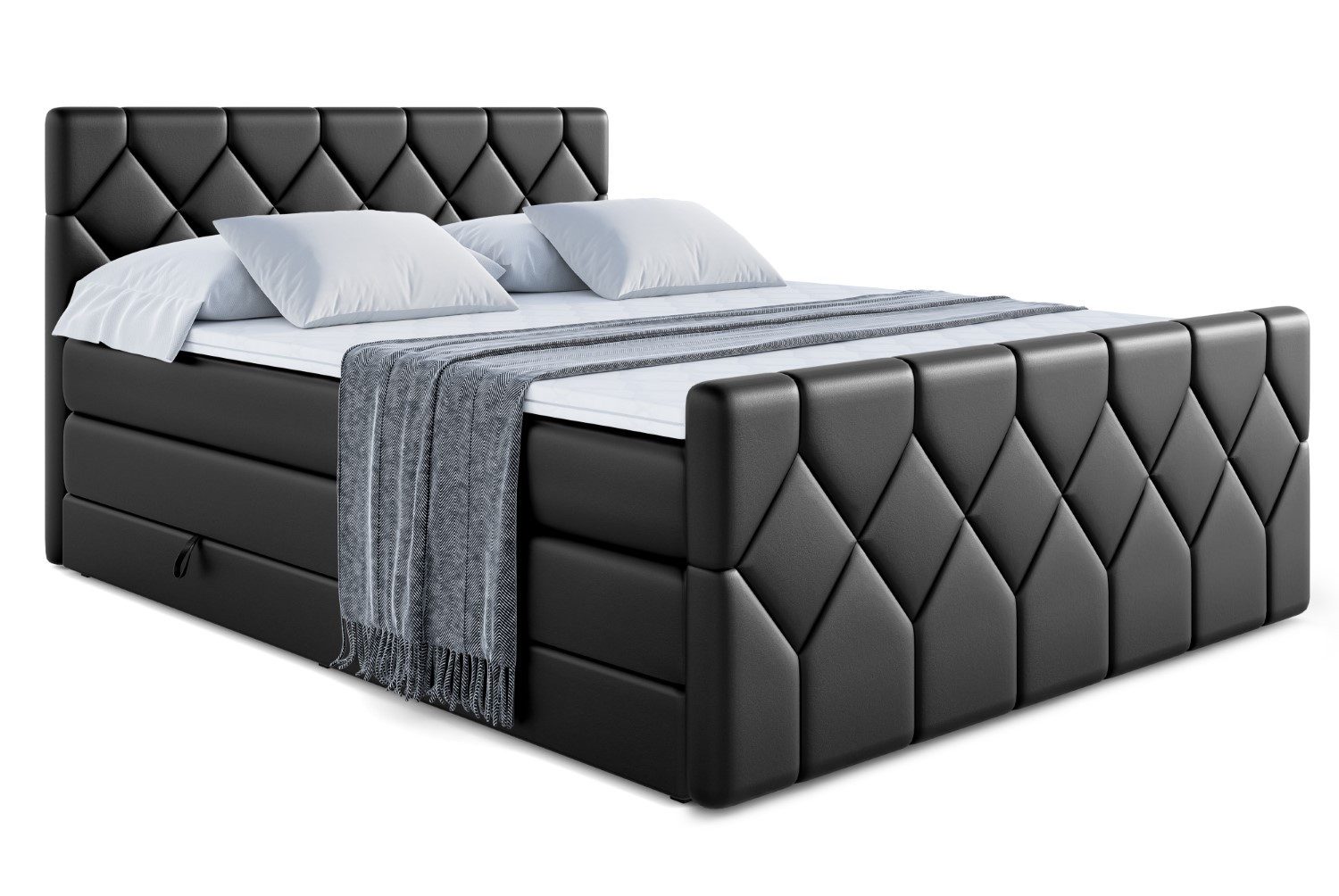 ALTDECOR Boxspringbett CATOR-Z KING (Multipocket-Matratze H4, günstig online kaufen