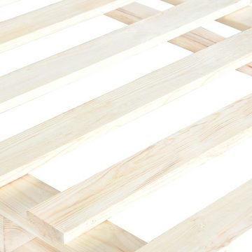 furnicato Bett Palettenbett Massivholz Kiefer 100×200 cm