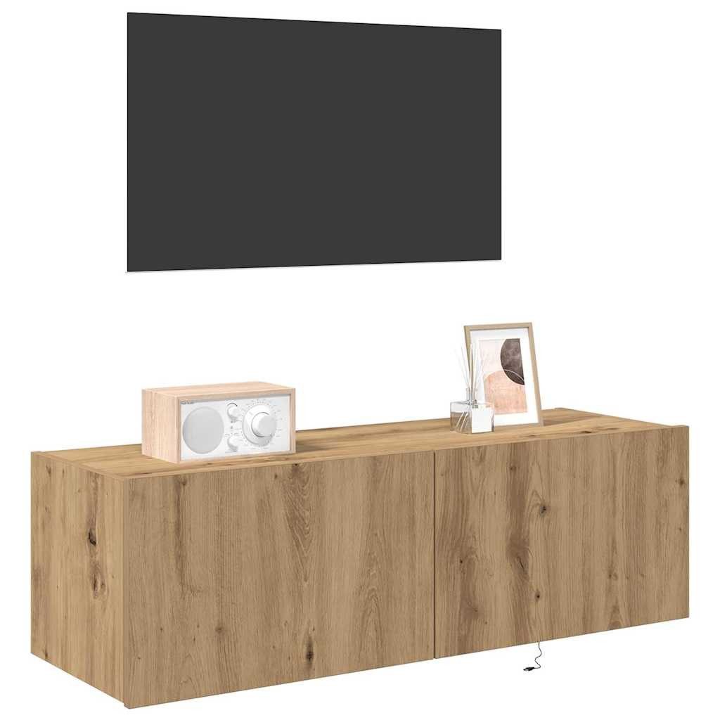 vidaXL TV-Wand TV-Wandregal Eiche handwerklich 100 günstig online kaufen